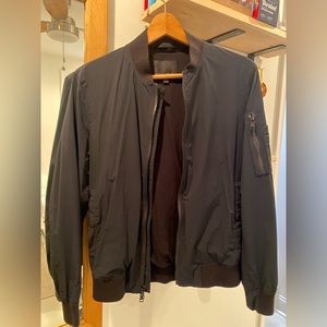 Banana Republic Men’s Bomber — Black, Small